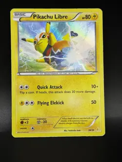 Pokemon Pikachu Libre Holo 30/30 XY Black Star Promo 2016 Rare HP - Image 1