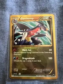 Garchomp Secret Rare Plasma Freeze 120/116 MP Pokemon TCG - Image 1