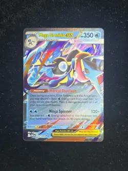 Mega Greninja ex 022/086 Double Rare ME: Chaos Rising Pokemon TCG NM - Image 1