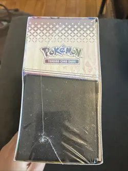 Pokemon Scarlet & Violet Prismatic Evolutions ETB TCG DAMAGE BOX STILL SEALED - Image 4