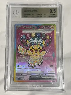 2026 Pokemon Pikachu ex 277/217 SIR Ascended Heroes BGS 9.5 Gem Mint - Image 1