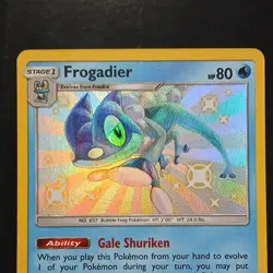 Frogadier SV12/SV94 Hidden Fates Shiny Vault Holo Eng Pokemon TCG 2019 - Image 2