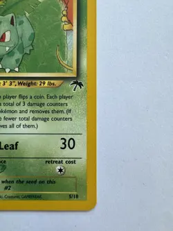 The Pokemon Company Ivysaur 05/18 Southern Islands Promo 2001 Stage 1 60 HP - Image 4