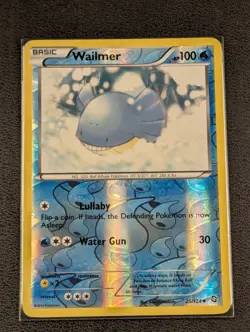 Wailmer 25/124 NM - Reverse Holo Pokemon TCG Dragons Exalted Uncommon - Image 1