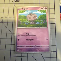 Espurr Pokemon TCG Perfect Order Card 033 Regular Common - Image 1