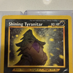 Shining Tyranitar 113/105 Neo Destiny Holo Pokemon - Image 3