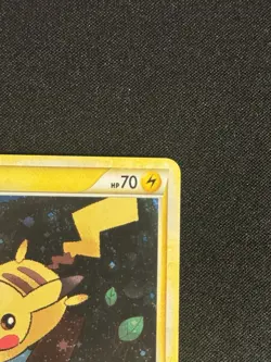 Pikachu HGSS03 Holo Rare Pokemon Card Heart Gold Soul Silver Promo - SWIRL - Image 3