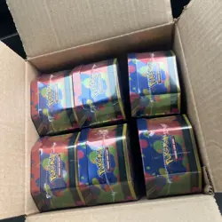 Pokemon TCG Mega Charizard X and Y EX Tins Box of X6 Factory Sealed✅🚚 - Image 1