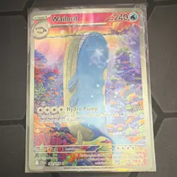Pokemon Company Wailord Sv09 Journey Together Illustration Rare Holo 162/159 - Image 1