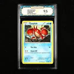 TQG 9.5 Mint+ 2015 Pokemon ENG Corphish #XY-PC 42/160 C - Image 1