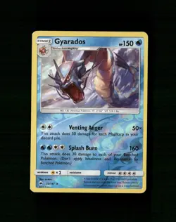 Gyarados 33/147 Burning Shadows Pokemon Reverse Holo Near Mint D-2 - Image 1