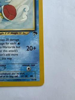 Wartortle 15/18 Southern Islands Promo Stage 1 60 HP Regular - Image 4