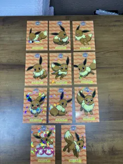 Pokemon Let's Go Eevee Database Peru Eevee Set Eeveelutions Full Set In Motion - Image 1