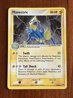 Manectric 7/106 Holo EX Emerald Pokemon TCG - Image 1