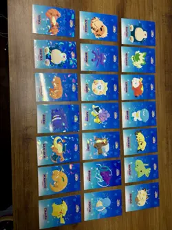 Pokemon Let's Go Eevee Database Peru Sleeping Set Full Set US Seller - Image 1