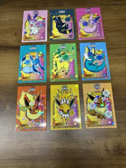 Pokemon Let's Go Eevee Database Peru Window Set Eeveelutions Full Set US Seller - Image 1