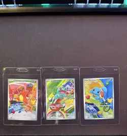 Pokemon First Partner illustration series 1 Kanto Starters - Image 1