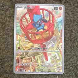 Nintendo Pokemon TCG Riolu 010 MEP ENG Basic 80 HP - Image 1