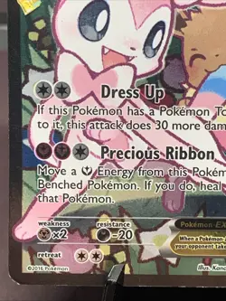 Pokemon TCG Sylveon EX RC32/RC32 Radiant Collection Full Art Holo Rare 2016 - Image 5