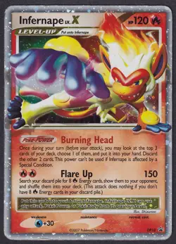 Pokemon Infernape LV.X DP10 Holo Black Star Promo - Image 1