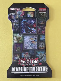 Konami Yu-Gi-Oh! TCG Maze of Muertos Booster Pack 1st Edition English 7Cards New - Image 1