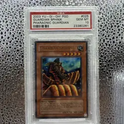 PSA 10 Guardian Sphinx PGD-025 Pharaonic Guardian Unlimited Edition - Image 1