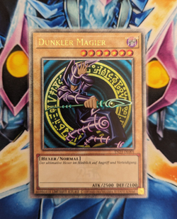 Yu-Gi-Oh! Dunkler Magier TN23-DE001 Quarter Century Secret! Deutsch! TOP Zustand - Image 1