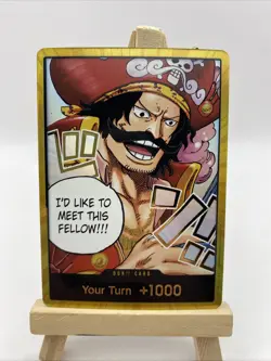One Piece TCG English OP13 GOLD Don!! Card - Carrying On His Will - Image 1
