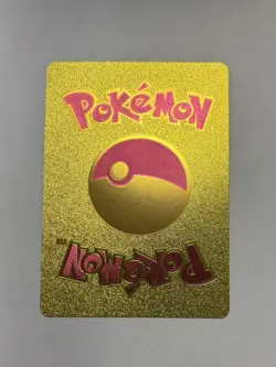 Pikachu VMAX Rainbow Rare Yellow Foil Display Card Mint NM/M - Image 2
