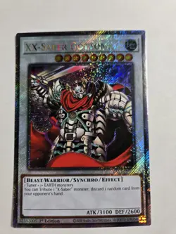 Yu-Gi-Oh! TCG 1x XX-Saber Gottoms (Platinum Secret Rare) x1 RA03-EN226 - Image 1