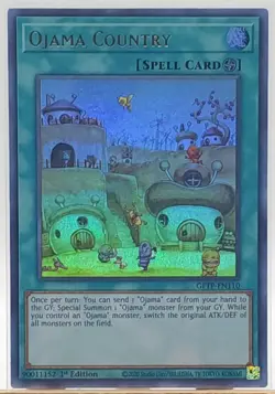 Yugioh Ojama Country GFTP EN110 Ultra Rare 1st Edition - Image 1