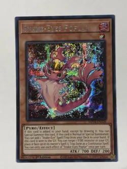 Yu-Gi-Oh! TCG Snake-Eyes Poplar MP24-EN128 Prismatic Secret Rare NM - Image 1