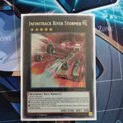 Yugioh Infinitrack River Stormer INCH-EN007 Secret Rare 1st Edition NM - Image 1