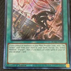 Sky Striker Mobilize - Engage! BLMR-EN091 Secret Rare Alternate Art Yu-Gi-Oh! - Image 2