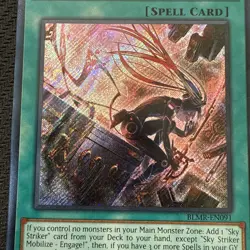 Sky Striker Mobilize - Engage! BLMR-EN091 Secret Rare Alternate Art Yu-Gi-Oh! - Image 3
