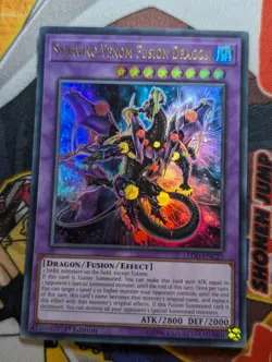 Starving Venom Fusion Dragon LEDD-ENC25 Ultra Rare 1st Edition - LP - Image 1