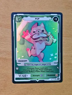 Pup Holo Buffpup Mascot Card 1st Edition Rising Stars GamerSupps VCard 135/190 - Image 2