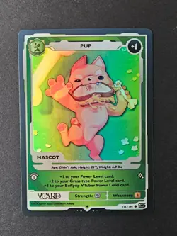 Pup Holo Buffpup Mascot Card 1st Edition Rising Stars GamerSupps VCard 135/190 - Image 3