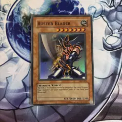 (EF) Buster Blader DL1-002 SUPER RARE YuGiOh Card LP - Image 1