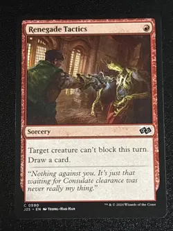 MTG Foundations Jumpstart Renegade Tactics 0590 NM - Image 1