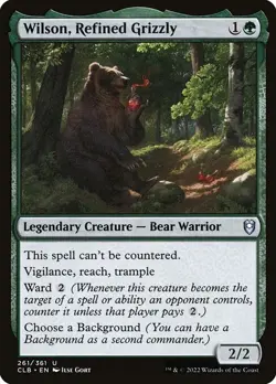 MTG Wilson, Refined Grizzly [CLB] #261 - Image 1