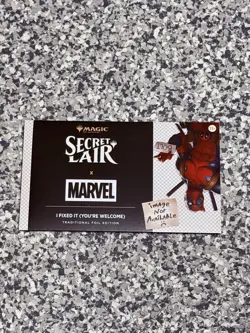 MTG - Secret Lair x Deadpool: I Fixed It (You’re Welcome) Traditional Foil - Image 1