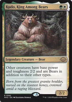 Kudo, King Among Bears Modern Horizons 3 Regular - Image 1