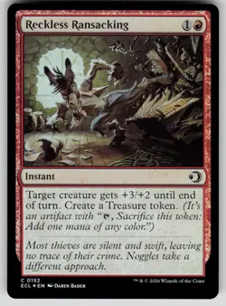 Reckless Ransacking Foil C Lorwyn Eclipsed 152 NM - Image 1
