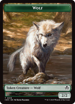 Wolf (0018) || Arlinn, Embraced by the Moon Token - Innistrad Remastered (INR) - Image 1