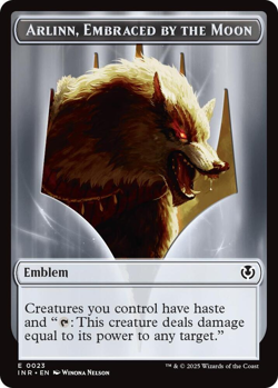 Wolf (0018) || Arlinn, Embraced by the Moon Token - Innistrad Remastered (INR) - Image 2