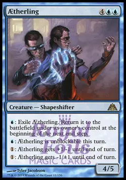 Aetherling 1x FOIL DGM MTG Dragon's Maze Rare MINT blue - Image 1