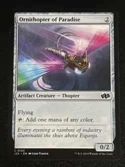 MTG Foundations Jumpstart Ornithopter of Paradise 0153 NM - Image 1