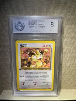 MAUZI POKEMON 62/82 1ST EDITION TEAM ROCKET 2000 GERMAN - Image 1