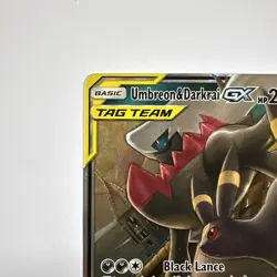 Pokemon TCG Umbreon & Darkrai Tag Team GX Rare Card 125/236 NM - Image 2